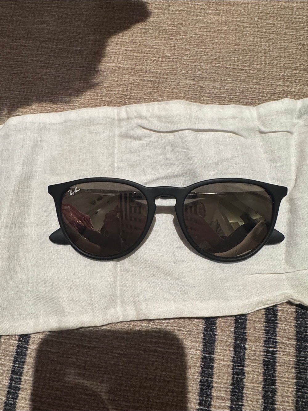 Ray-Ban Black Sunglasses with Dark Lenses